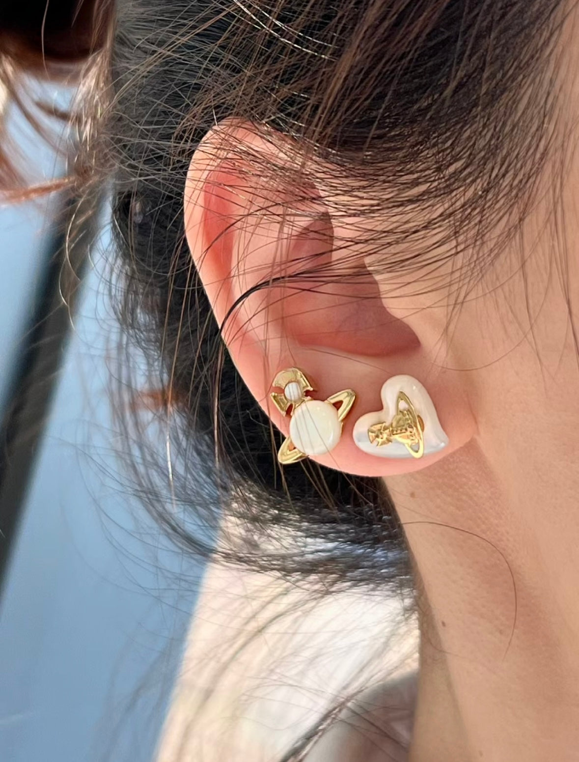 Vivienne Westwood Thomasina Earrings [絕美愛心星球 限時大折扣中!]