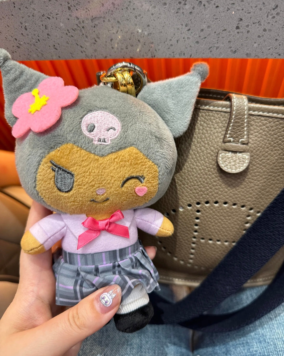 Kuromi日本限定校服掛飾 𝜗𝜚