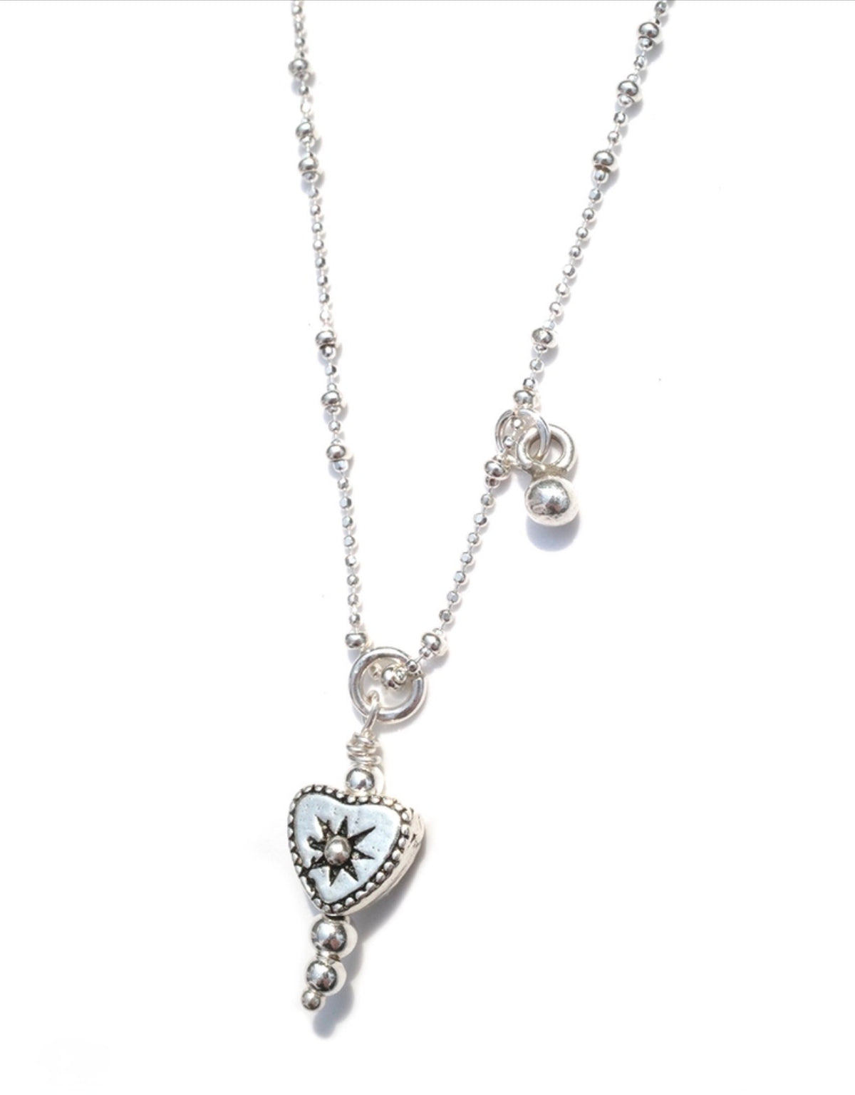 韓國選物🇰🇷Dazzling Club 925 Silver Heart Perfume Necklace 純銀心型香水頸鏈