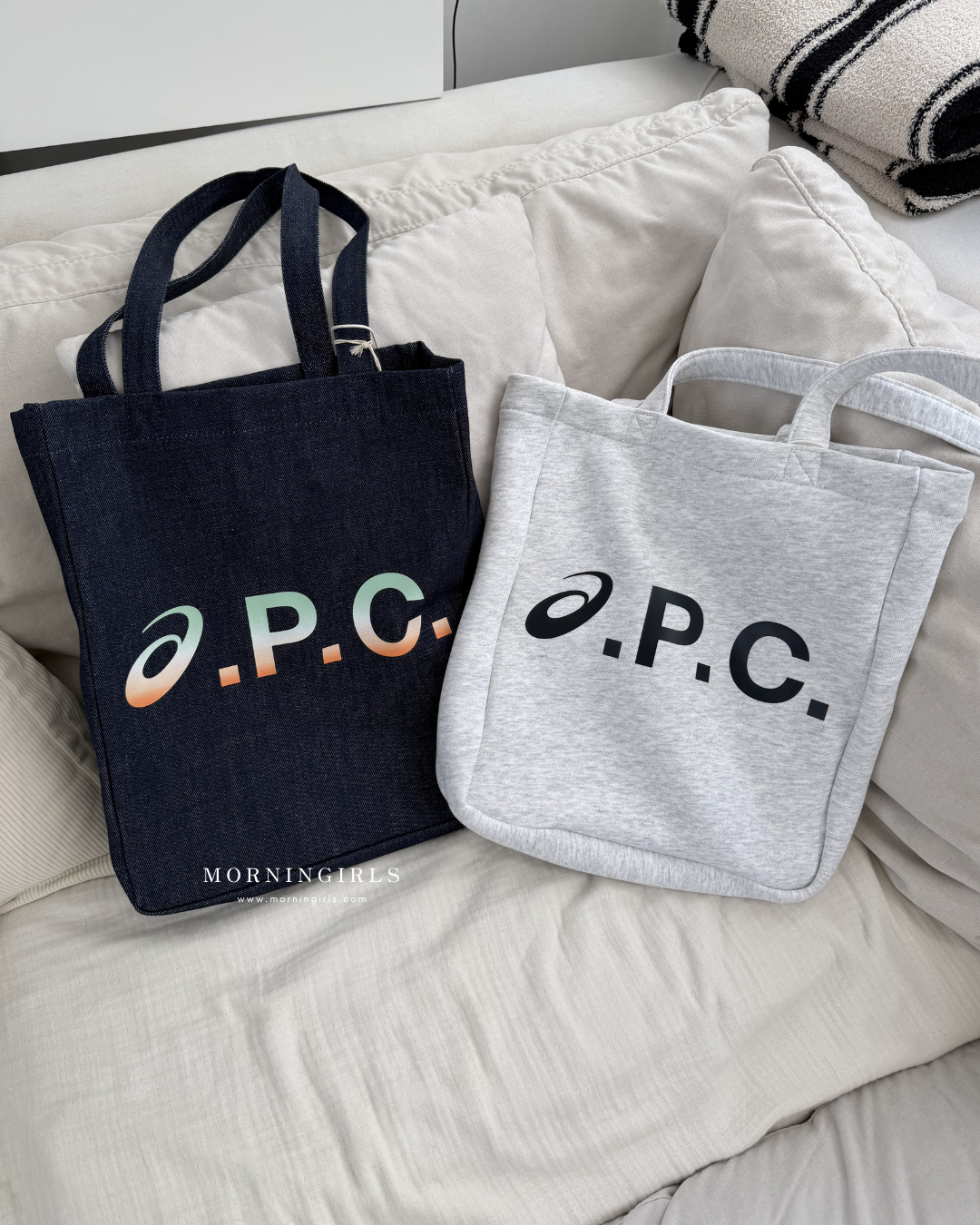 A.P.C. X Asics Tote Bag［絕美運動品牌聯名 法式簡約感］