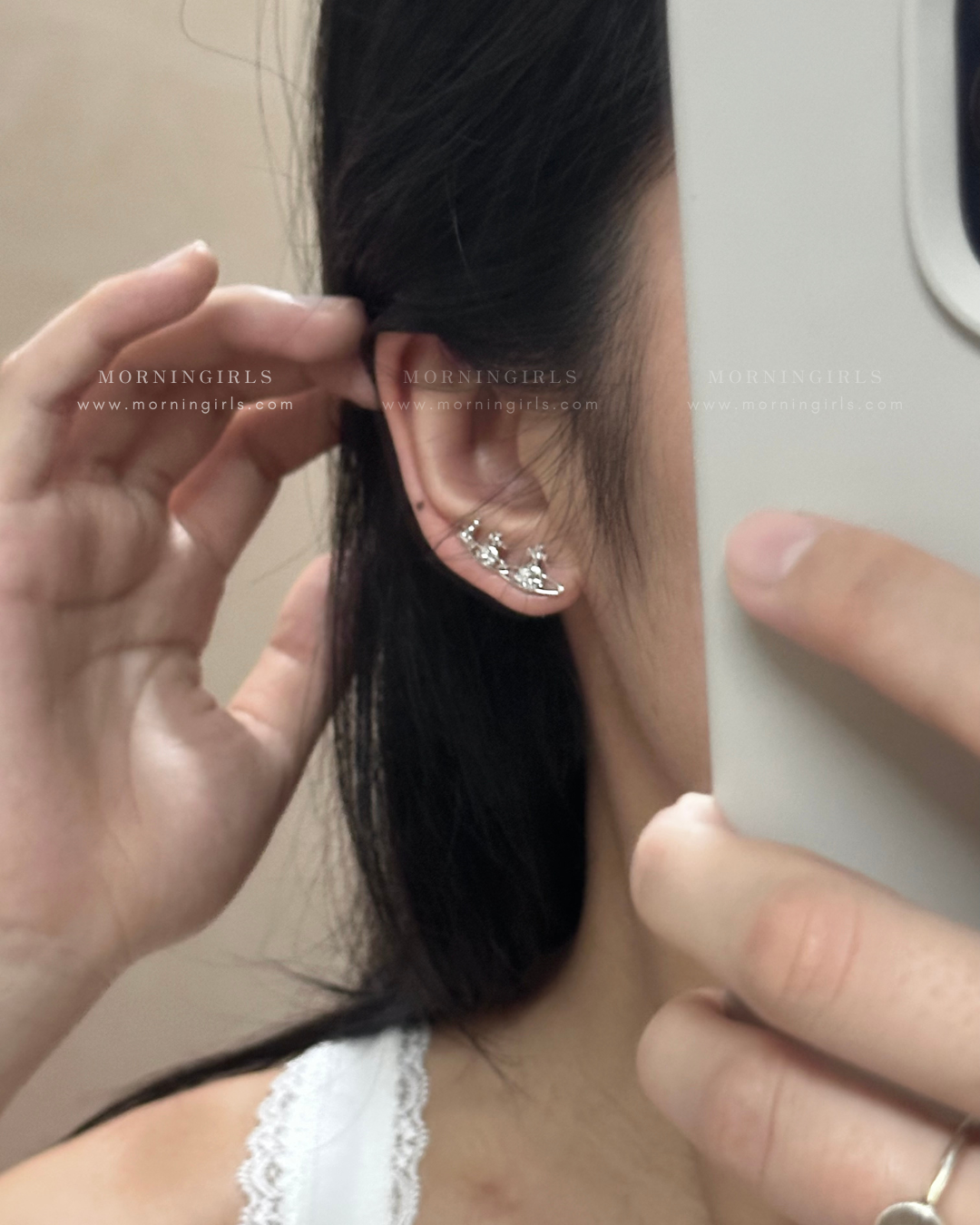 Vivienne Westwood Candy Earrings [店主自留款式 純美3連星球⋆˙⟡］