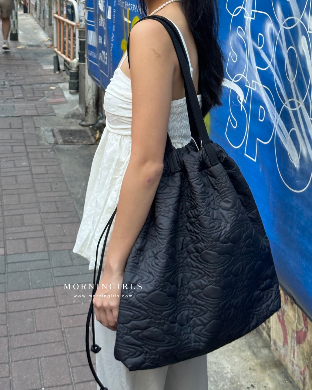 Vivienne Westwood RED LABEL Monogram Tote Bag 羽絨泡泡質料 真牛皮肩帶 [日本限定!]