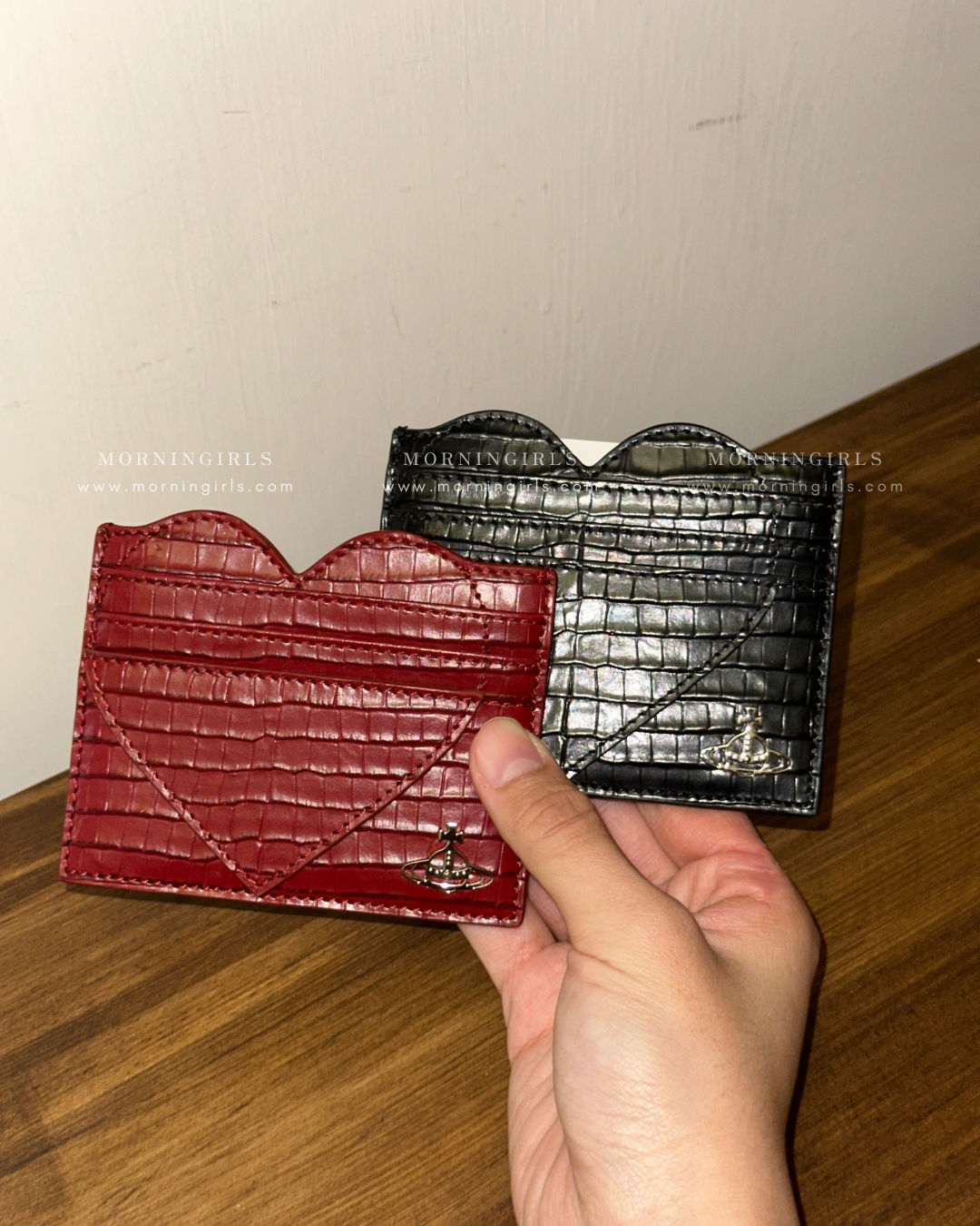 Vivienne Westwood 鱷魚皮愛心Cardholder  [SS25最新上架]