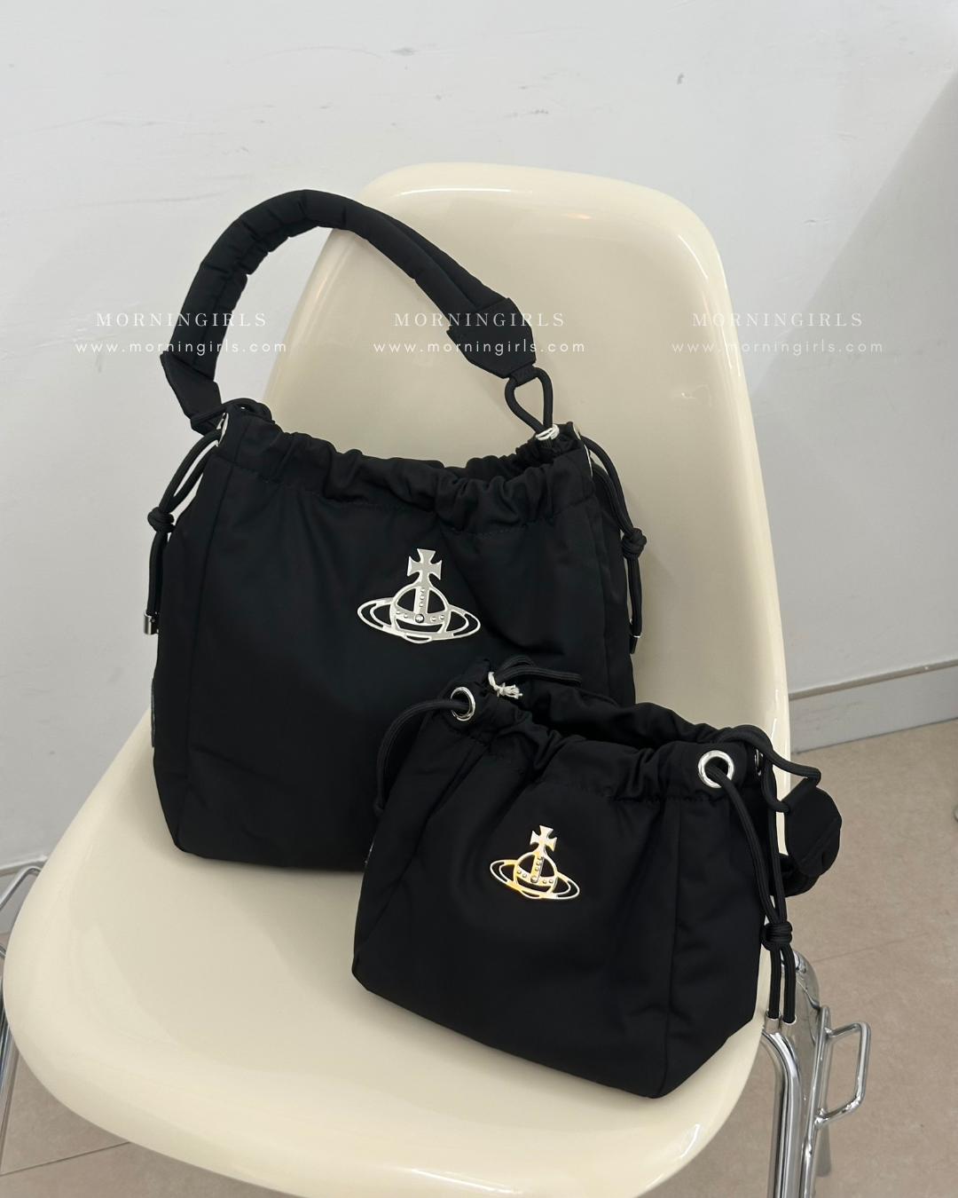 Vivienne Westwood Hilary Bucket Bag 專櫃限定索索尼龍 [SMALL超限量現貨優惠中 極難補貨! 大容量尼龍水桶袋!]