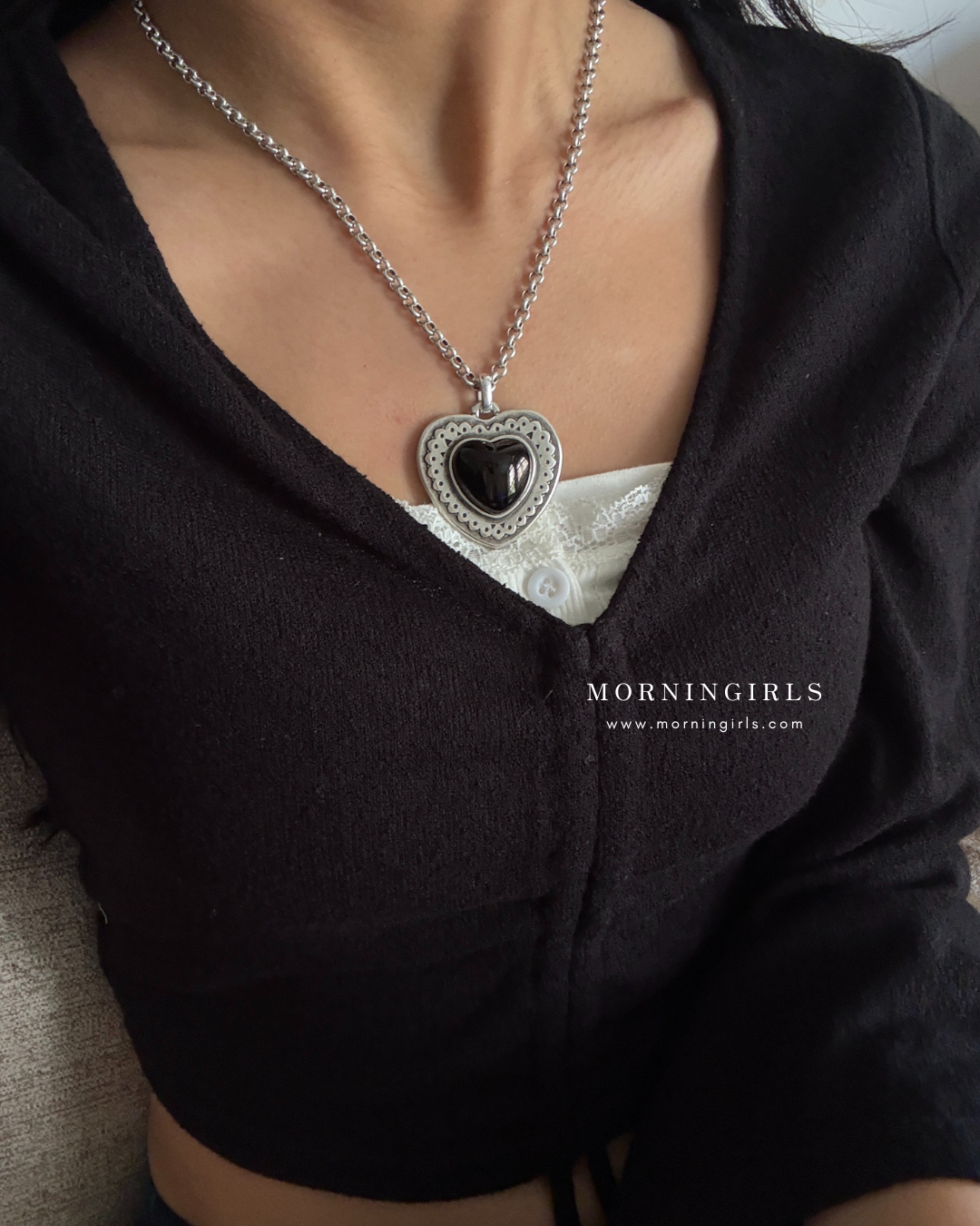 Otro Accesorio 西班牙手工飾物 - Vintage Heart Necklace [NEW ITEM! 推薦! 必入手!]