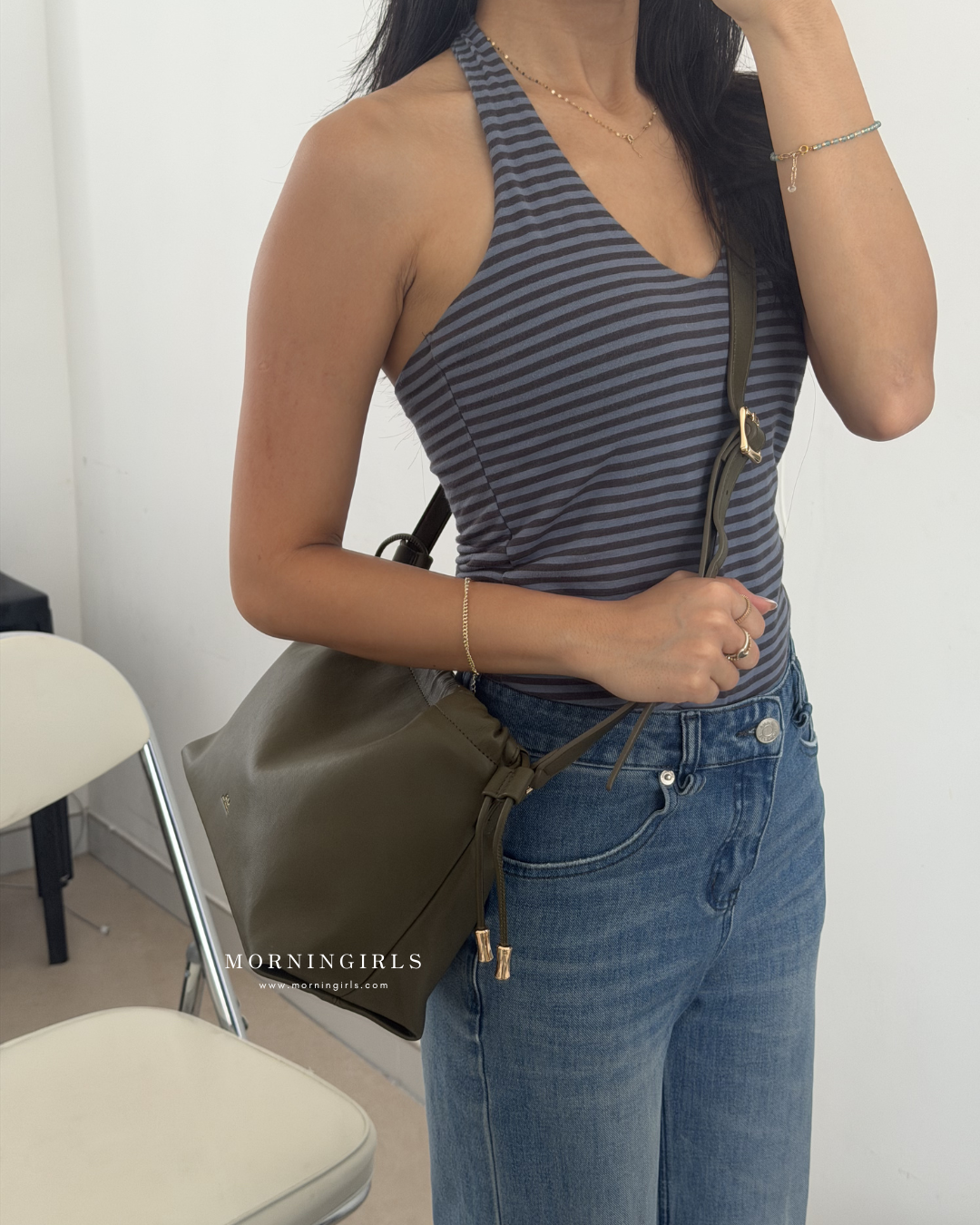 A.P.C. Ninon Bag [限定灰綠輕身大容量]