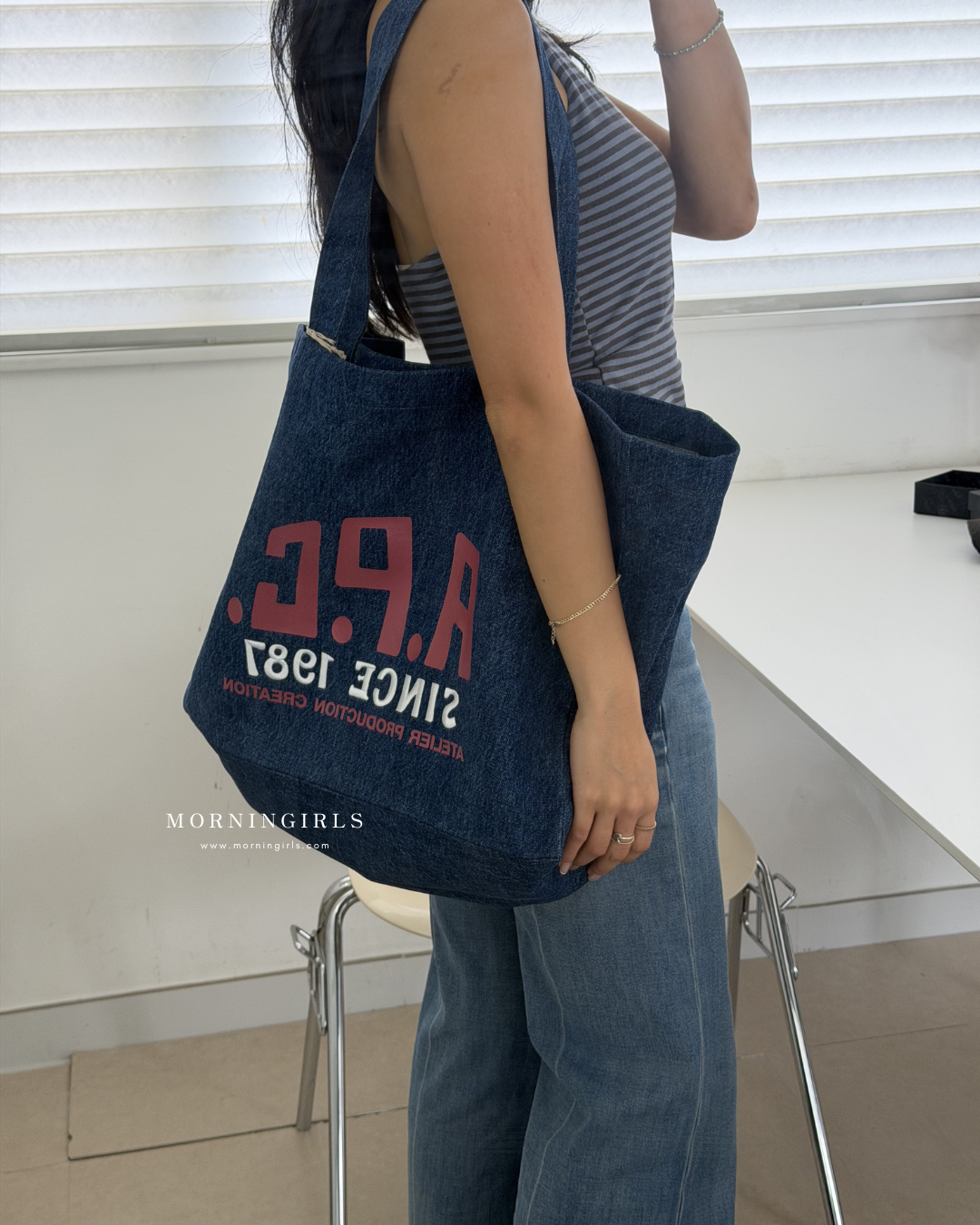 A.P.C. Denim Tote Bag Special Edition 1987［最新上架! 限量現貨優惠中!］