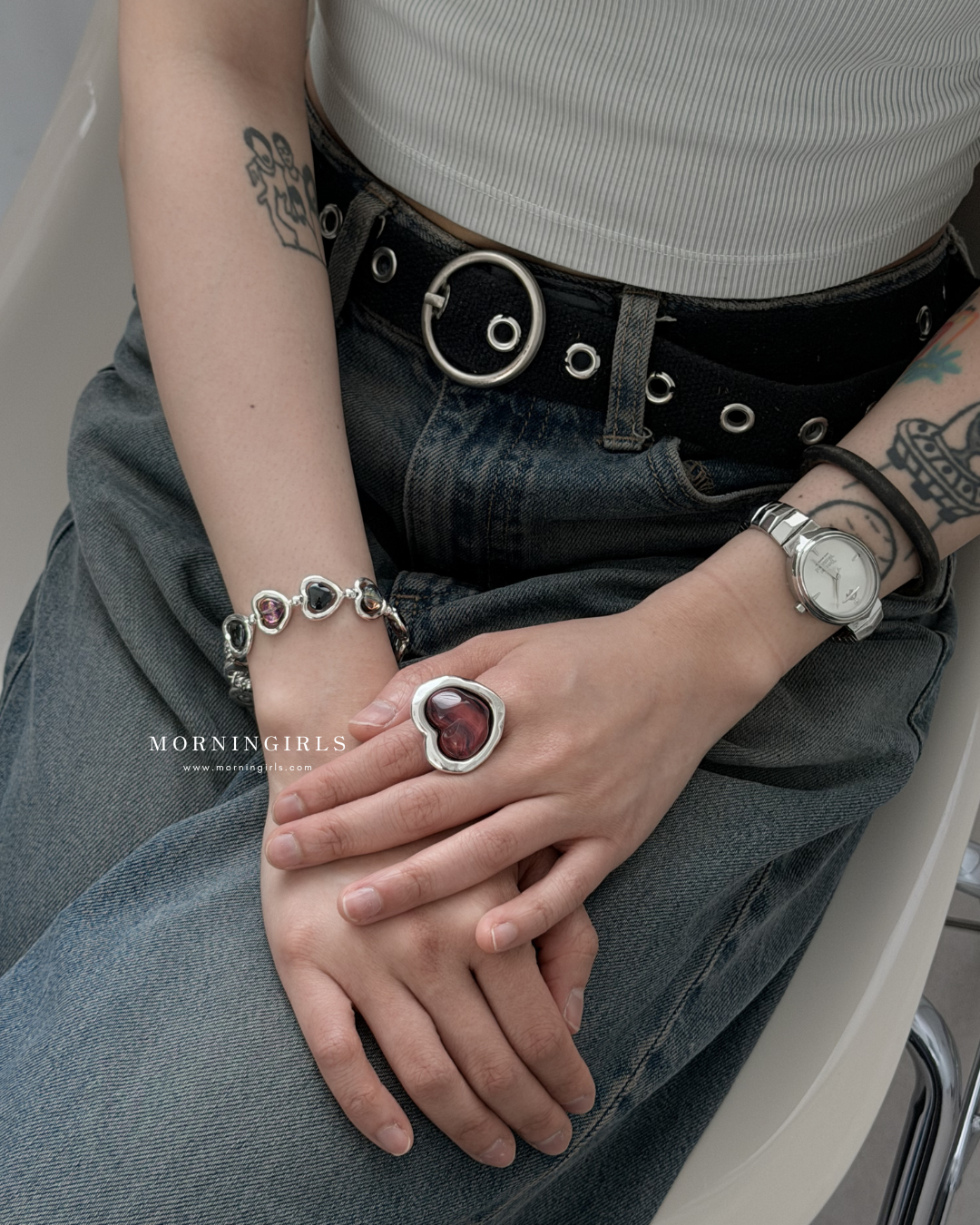 Otro Accesorio 西班牙手工飾物 - Galaxy Heart Ring [NEW ITEM! 顏色超美極推薦 可自行調節!]