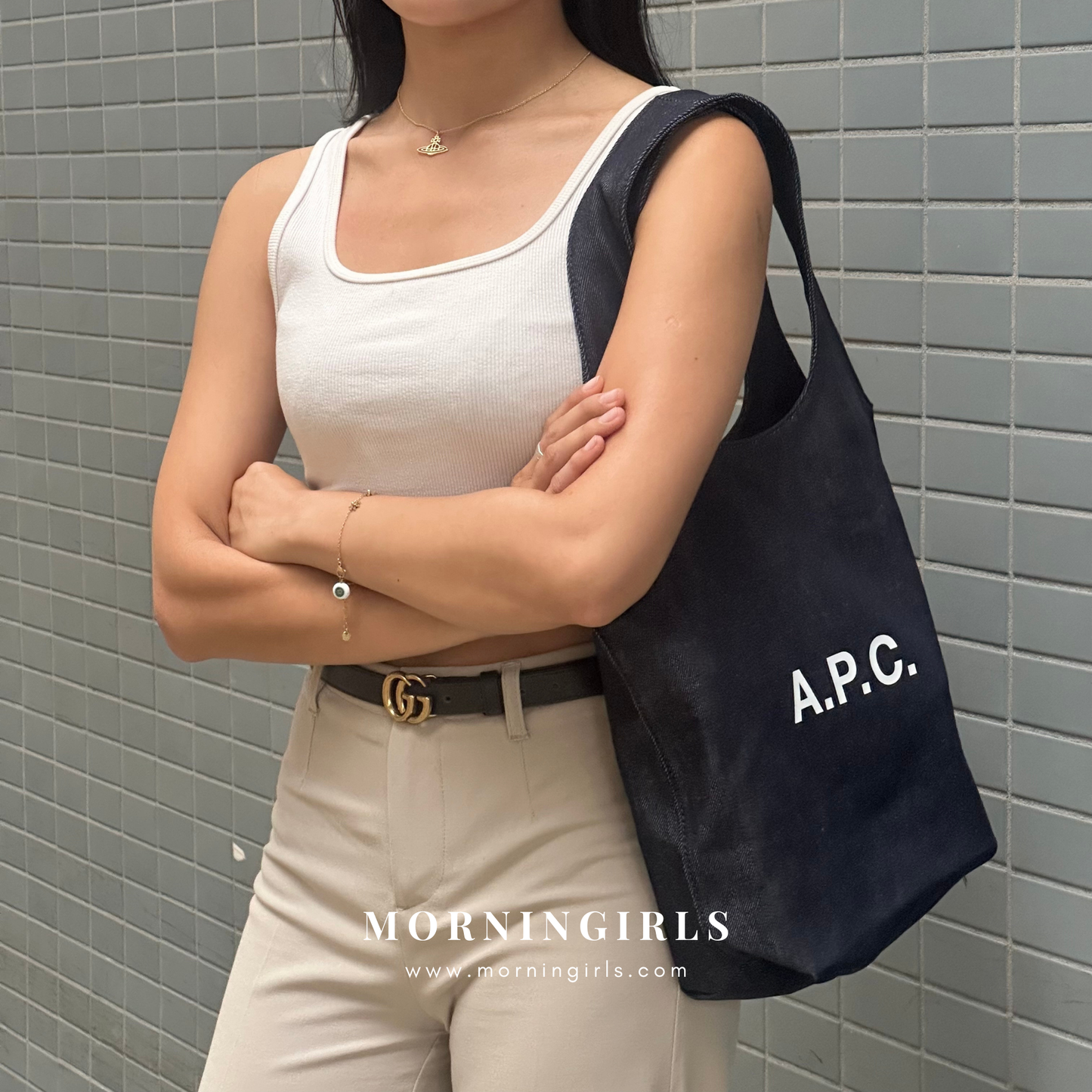 A.P.C. Ninon Tote Bag 最新重磅牛仔布