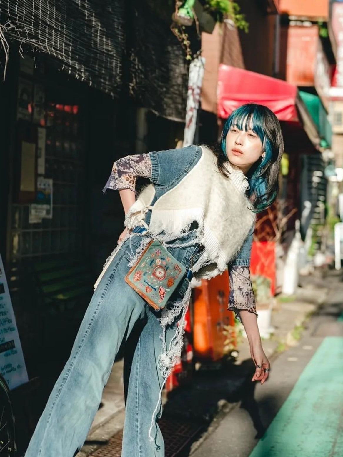 Hamblepie 泰國自家品牌 - Corduroy Little Doddle Flat Shoulder Bag