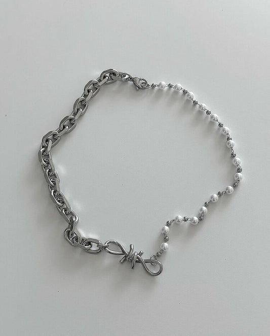 韓國OFUSE Wire Pearl Choker 醫療鋼