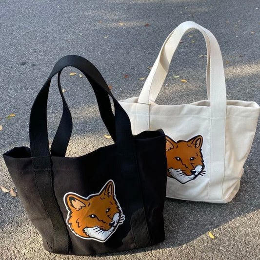 Maison Kitsuné Fox Head Tote Bag 最新狐狸頭