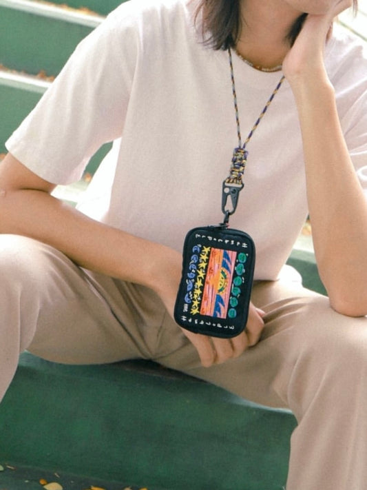 Hamblepie 泰國自家品牌 - Happy Galaxy Coins Bag with Adjustable Strap