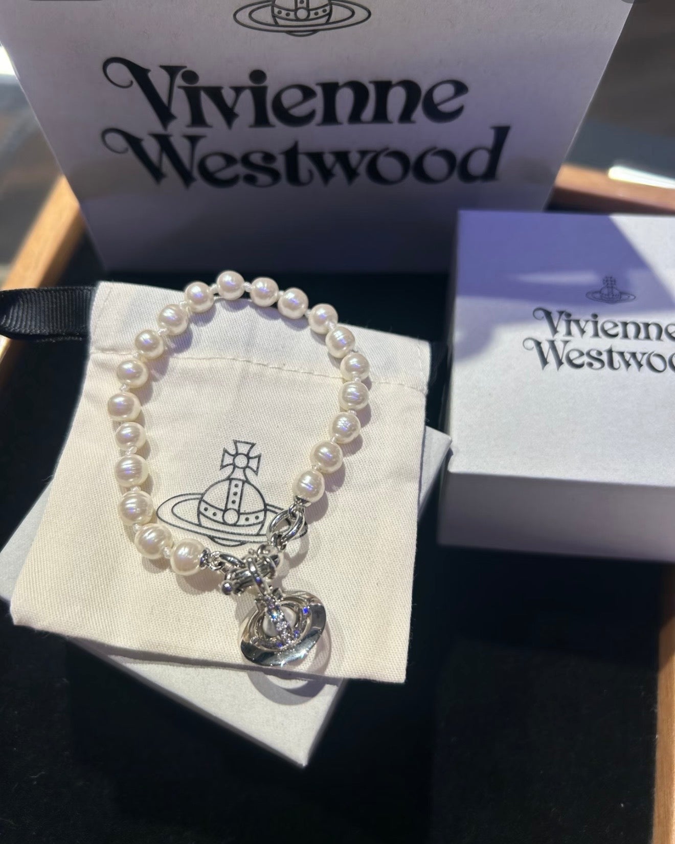 Vivienne Westwood Aleksa Pearl Bracelet 巴洛克珍珠 [銀色少量現貨中! 最新上架!]