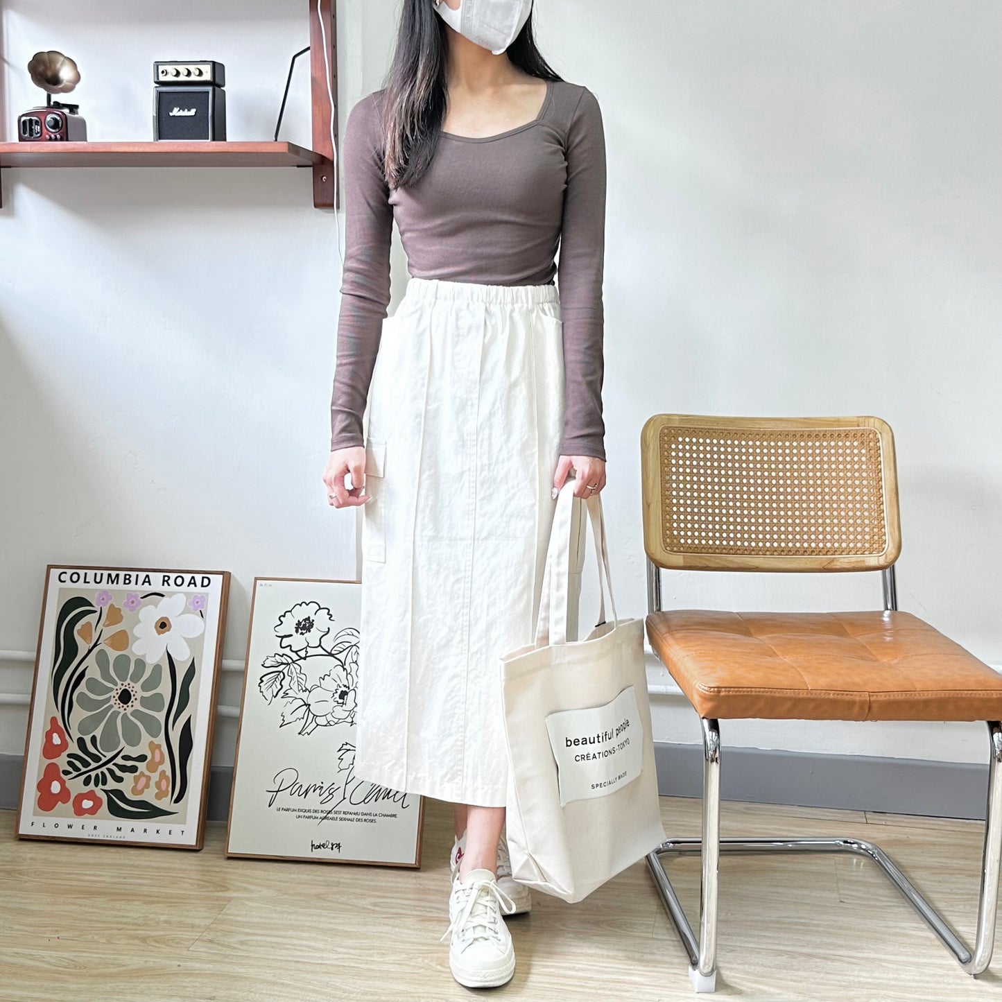 大U彈性直紋Top [門市搬遷清貨限時優惠$99!]