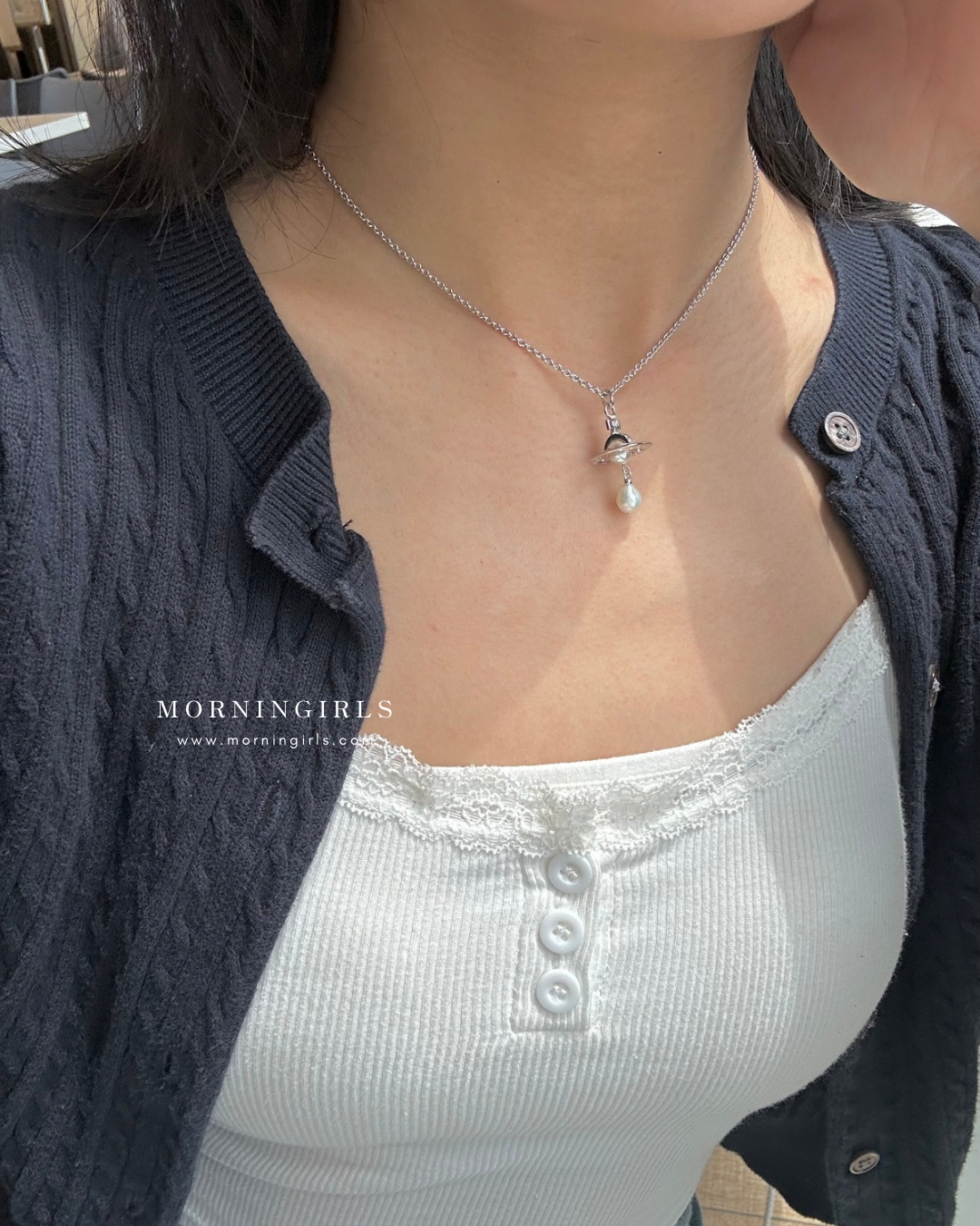 Vivienne Westwood Aleksa Necklace 巴洛克水滴珍珠 [Arin同款]