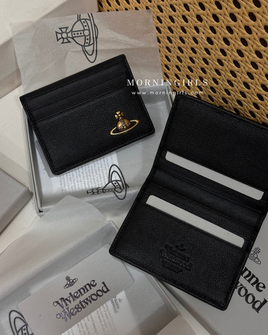 Vivienne Westwood Bifold Cardholder 復古金牛皮 [已停產 現貨完售下架!]