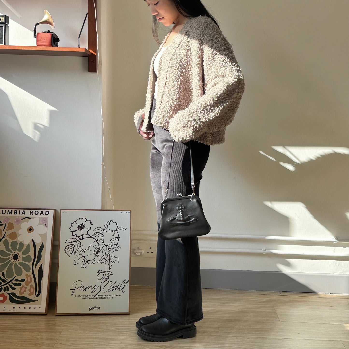 Corduroy Bell-Buttom Tight Pants  [門市搬遷清貨限時優惠$169!]