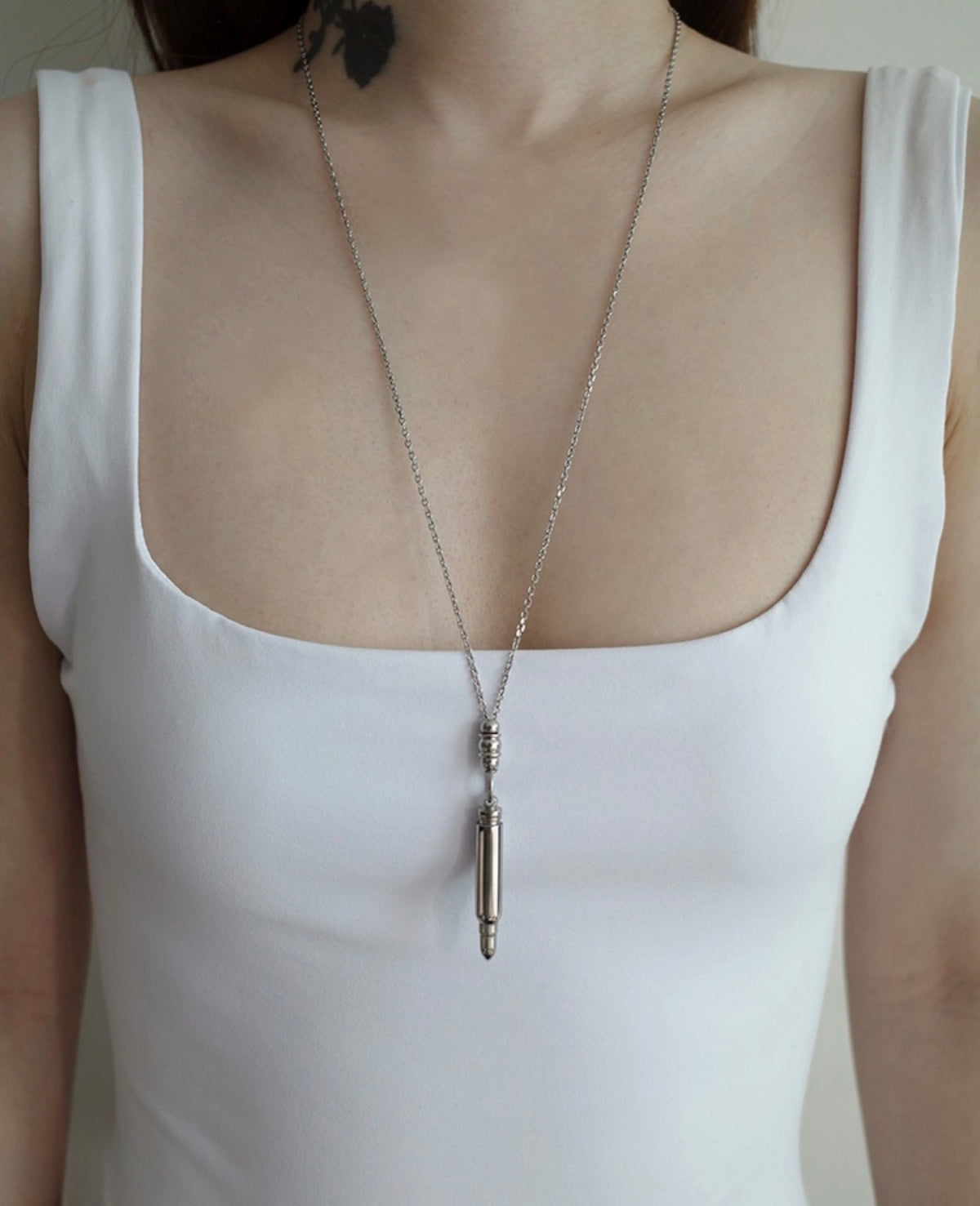 韓國選物🇰🇷Dazzling Club Metallic Bullet Necklace 金屬子彈頸鏈