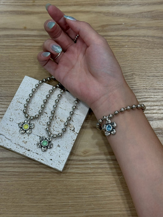 Otro Accesorio 西班牙手工飾物 - Ball Ball Flower Bracelet [NEW ITEM!]