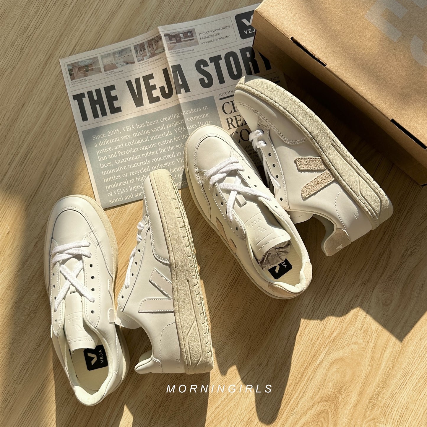 VEJA法國小白鞋 V12 全白［SIZE 36現貨限時優惠中!］