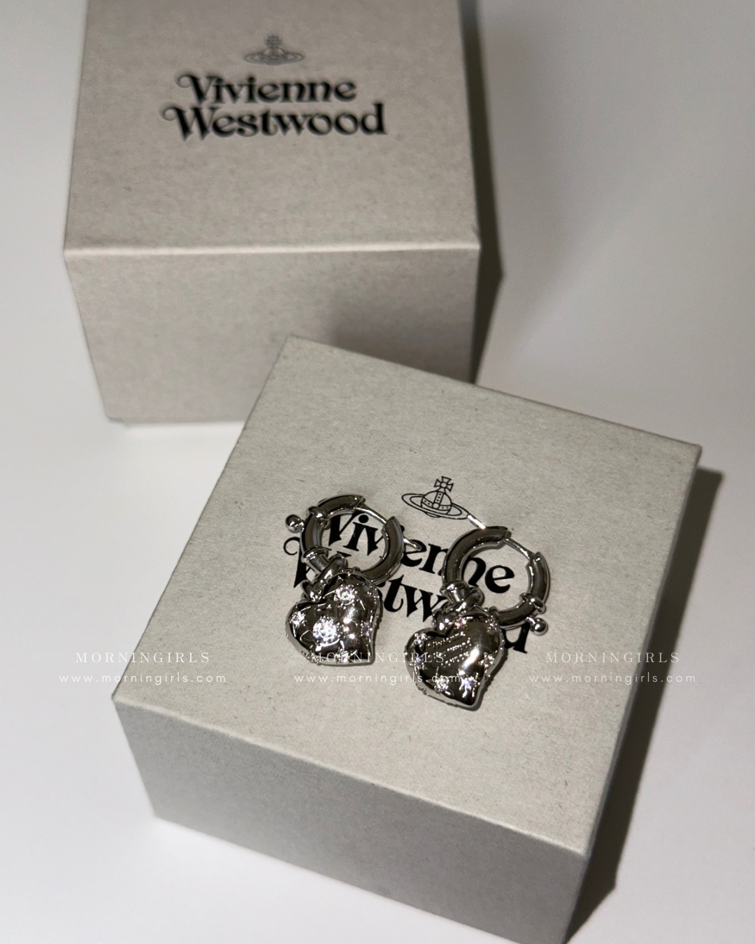 Vivienne Westwood Lee Earrings 超美閃石立體心心耳環 極推薦! [限量新品優惠中 星期日完!]