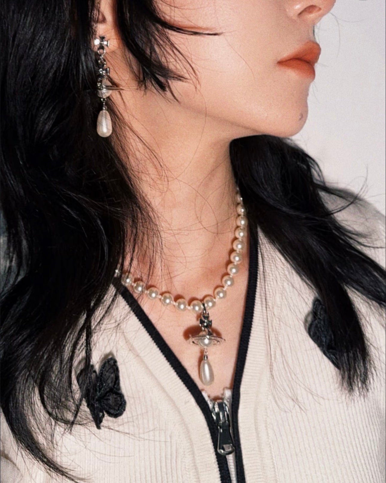 Vivienne Westwood Aleksa Pearl Choker 巴洛克水滴珍珠 [NANA同款 最新上架! 超級美! 超限量優惠現貨!]