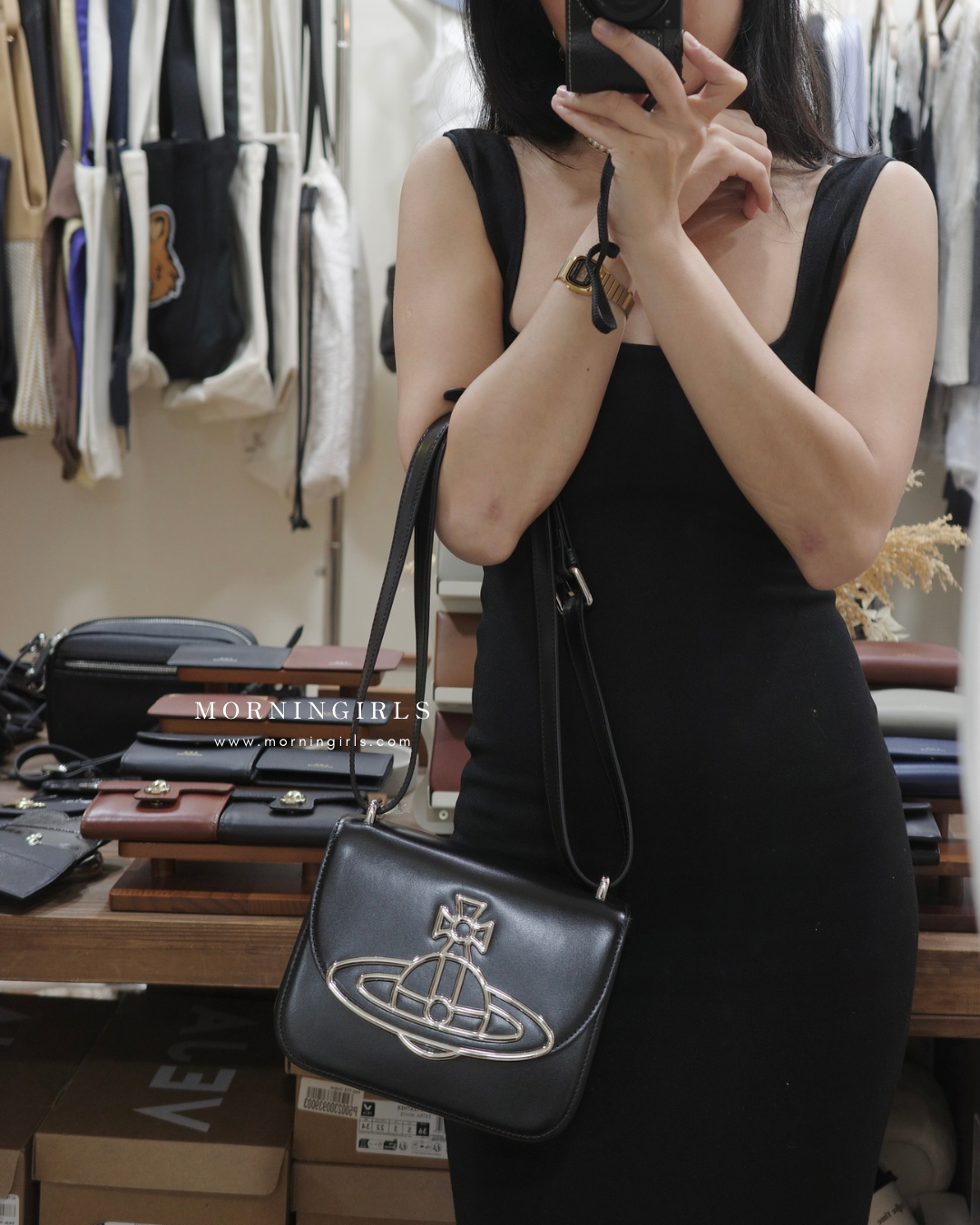 Vivienne Westwood Linda Bag [大ORB LOGO! BLACK FRIDAY折上折 直減$1000! 側孭或斜孭兩用!］