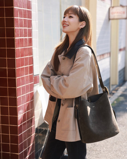 Coach Bleecker Bucket Bag 水桶袋［橄欖綠優惠中大尺寸可放iPad］