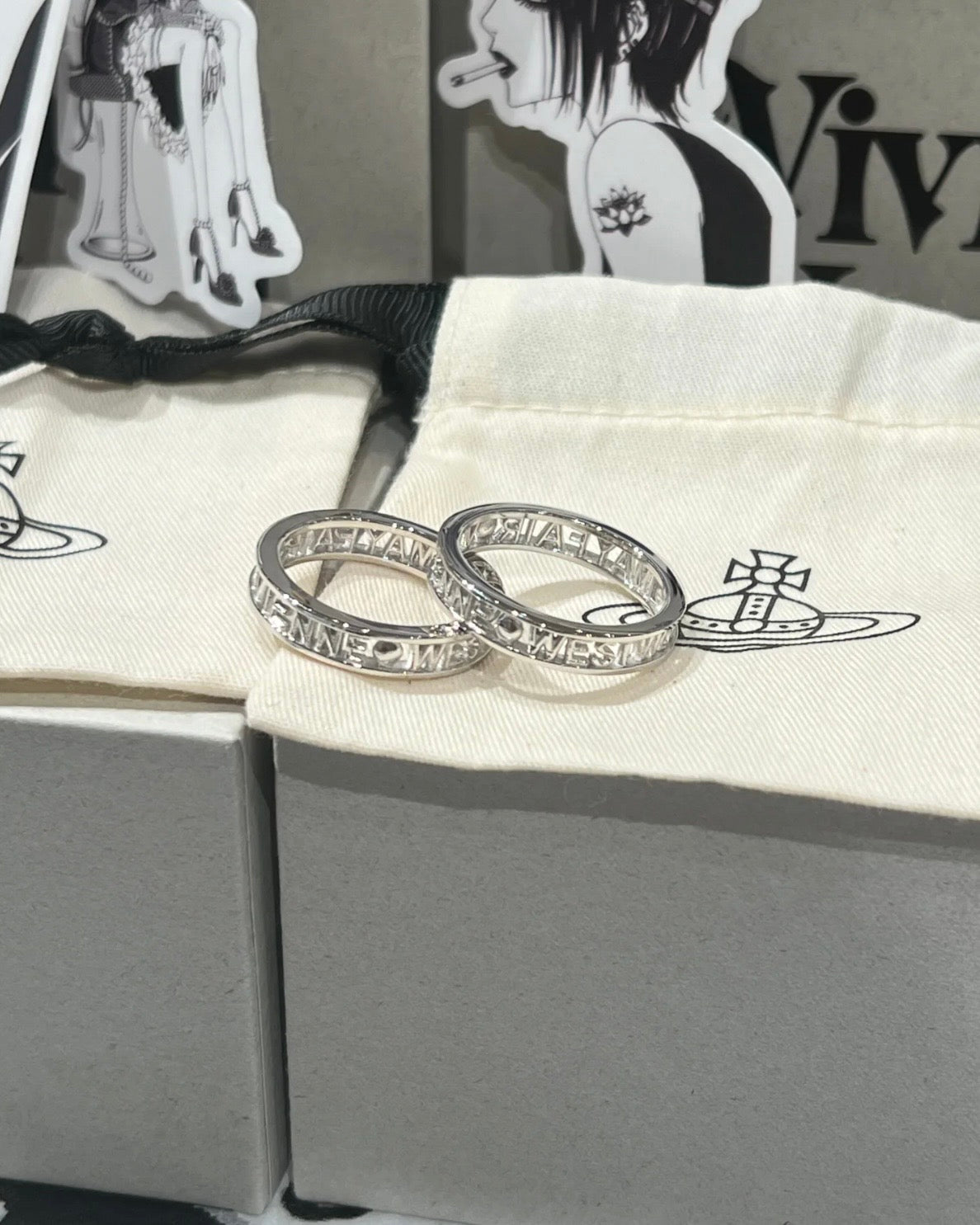 Vivienne Westwood Westminster Ring 簡單設計超適合情侶戎[925純銀 可基本濕水!]