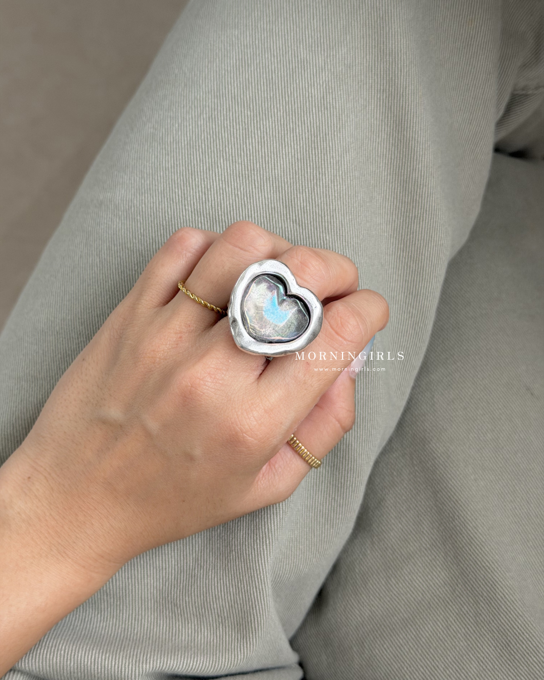 Otro Accesorio 西班牙手工飾物 - Galaxy Heart Ring [NEW ITEM! 顏色超美極推薦 可自行調節!]