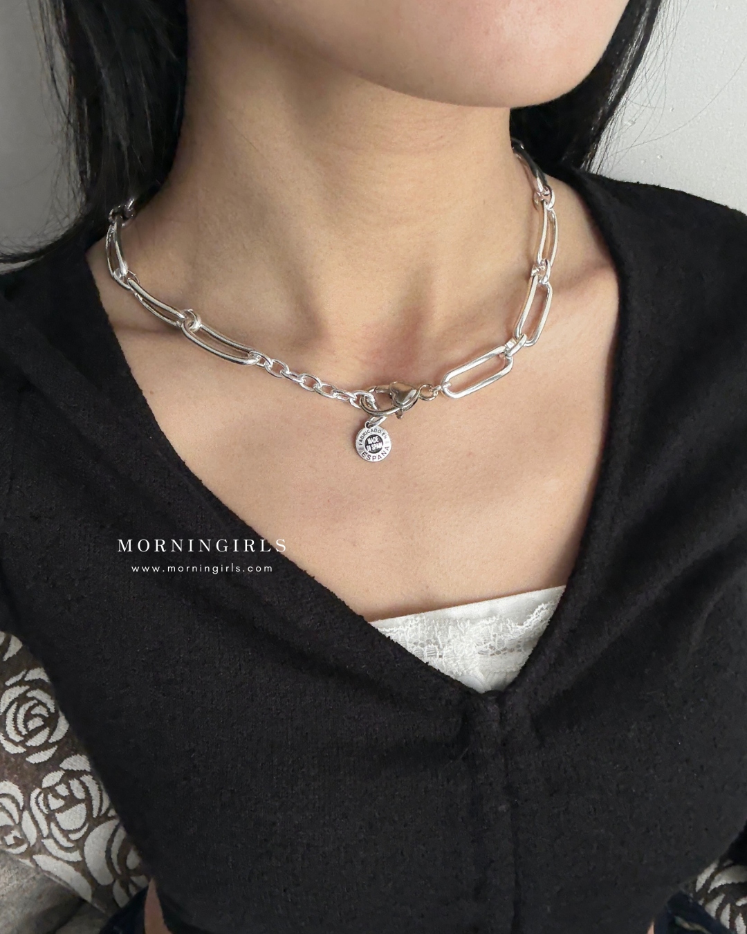 Otro Accesorio 西班牙手工飾物 - Rectangle Chained Choker [NEW ITEM!]