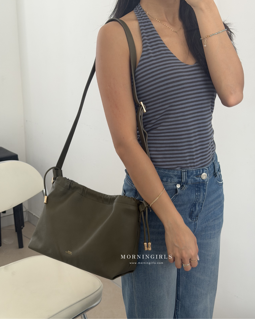 A.P.C. Ninon Bag [限定灰綠輕身大容量]