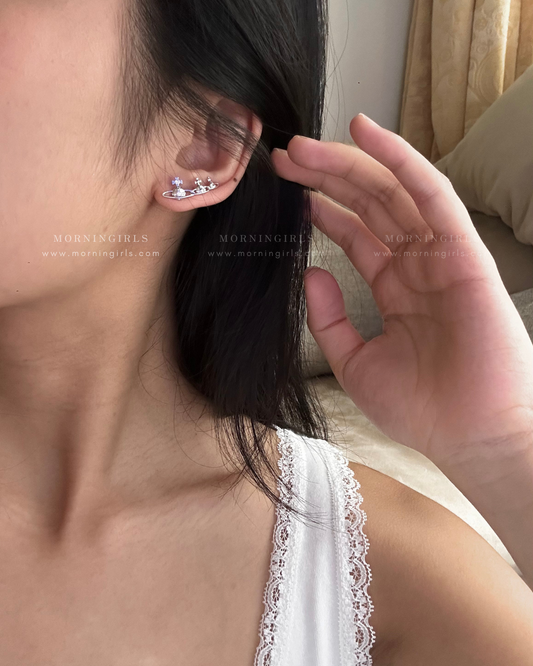 Vivienne Westwood Candy Earrings [店主自留款式 純美3連星球⋆˙⟡］