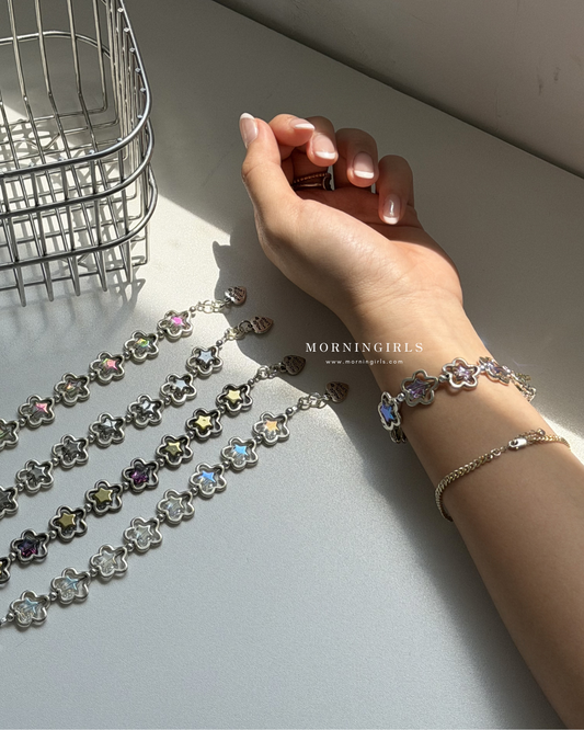 Otro Accesorio 西班牙手工飾物 - Flower & Star Layered Bracelet
