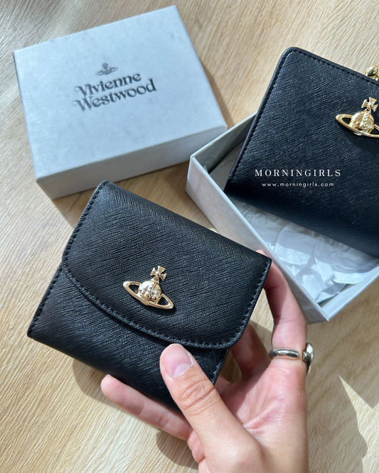 Vivienne Westwood Small Wallet 復古金十字紋 [雙11折上折 超罕有連相位銀包!]