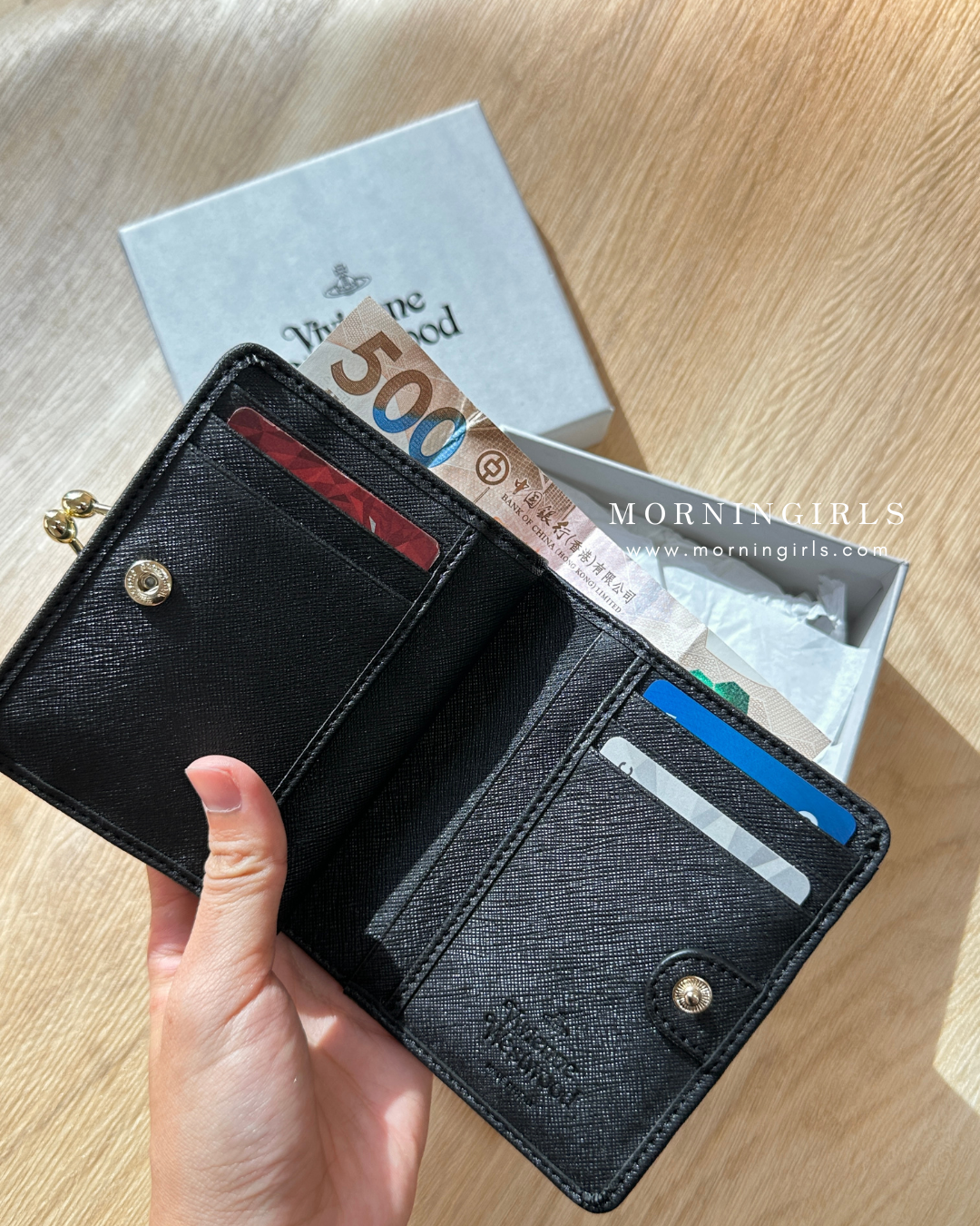 Vivienne Westwood Frame Pocket Wallet 復古金十字紋