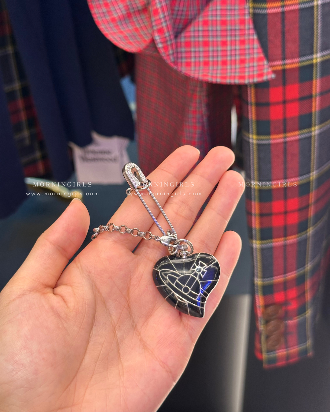 Vivienne Westwood Heart Pendant Watch Necklace [2025最新限定款 隨時斷貨!]