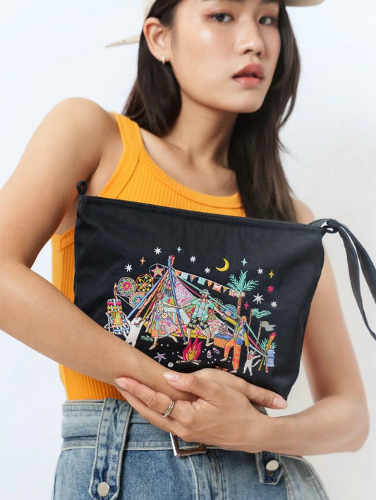Hamblepie 泰國自家品牌 - Night Party Shoulder Bag with Hand Strap［跣水質料!］