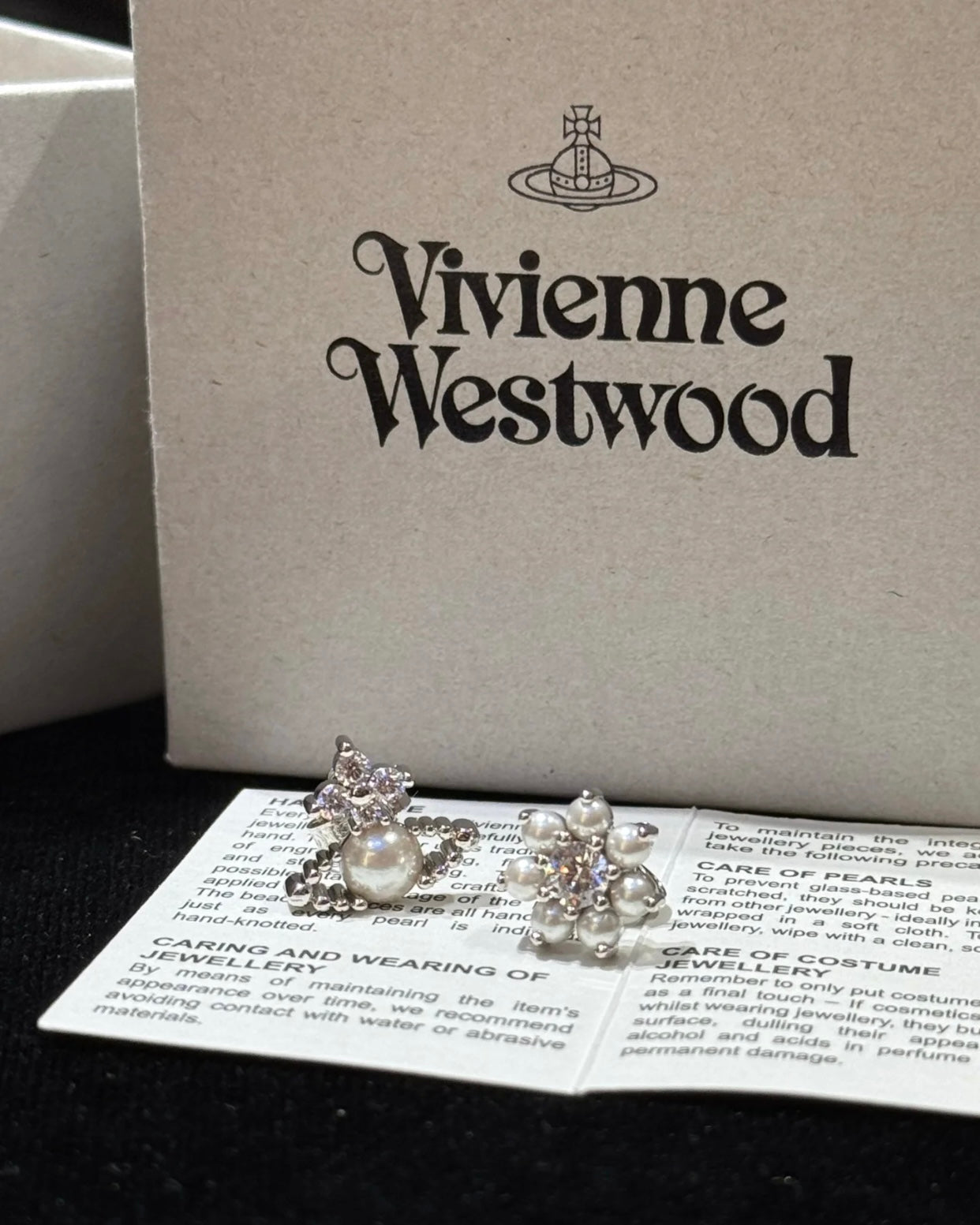 Vivienne Westwood Agnes Earrings [SS25最新小珍珠鴛鴦耳環!]