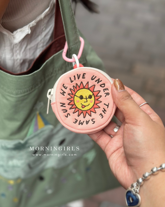 Hamblepie 泰國自家品牌 - “We Live Under The Same Sun” Little Coins Bag 附送扣
