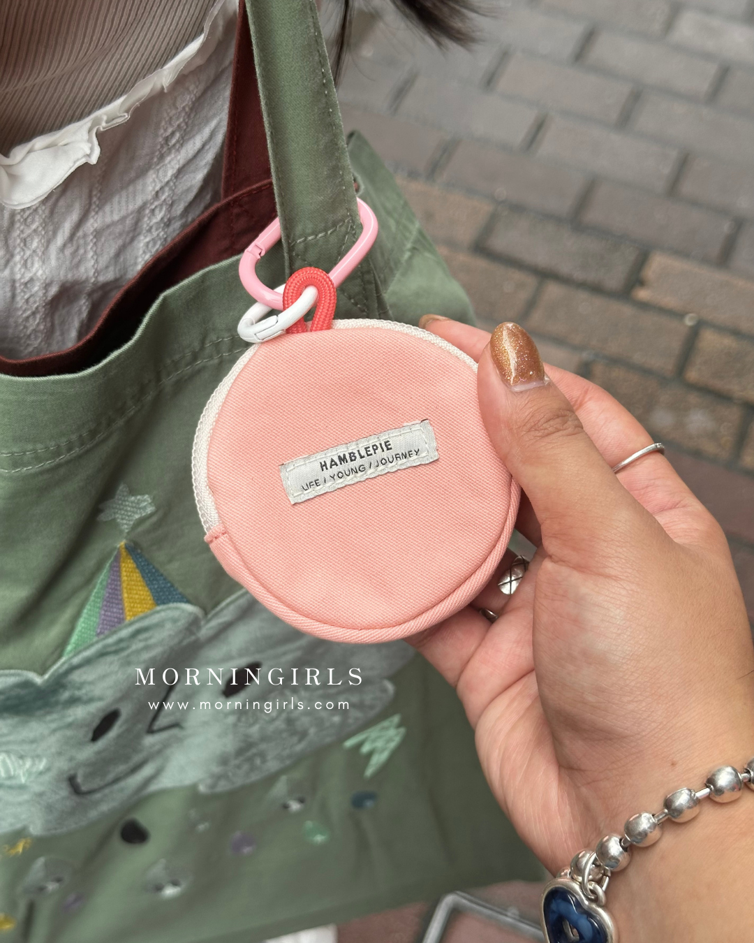 Hamblepie 泰國自家品牌 - “We Live Under The Same Sun” Little Coins Bag 附送扣