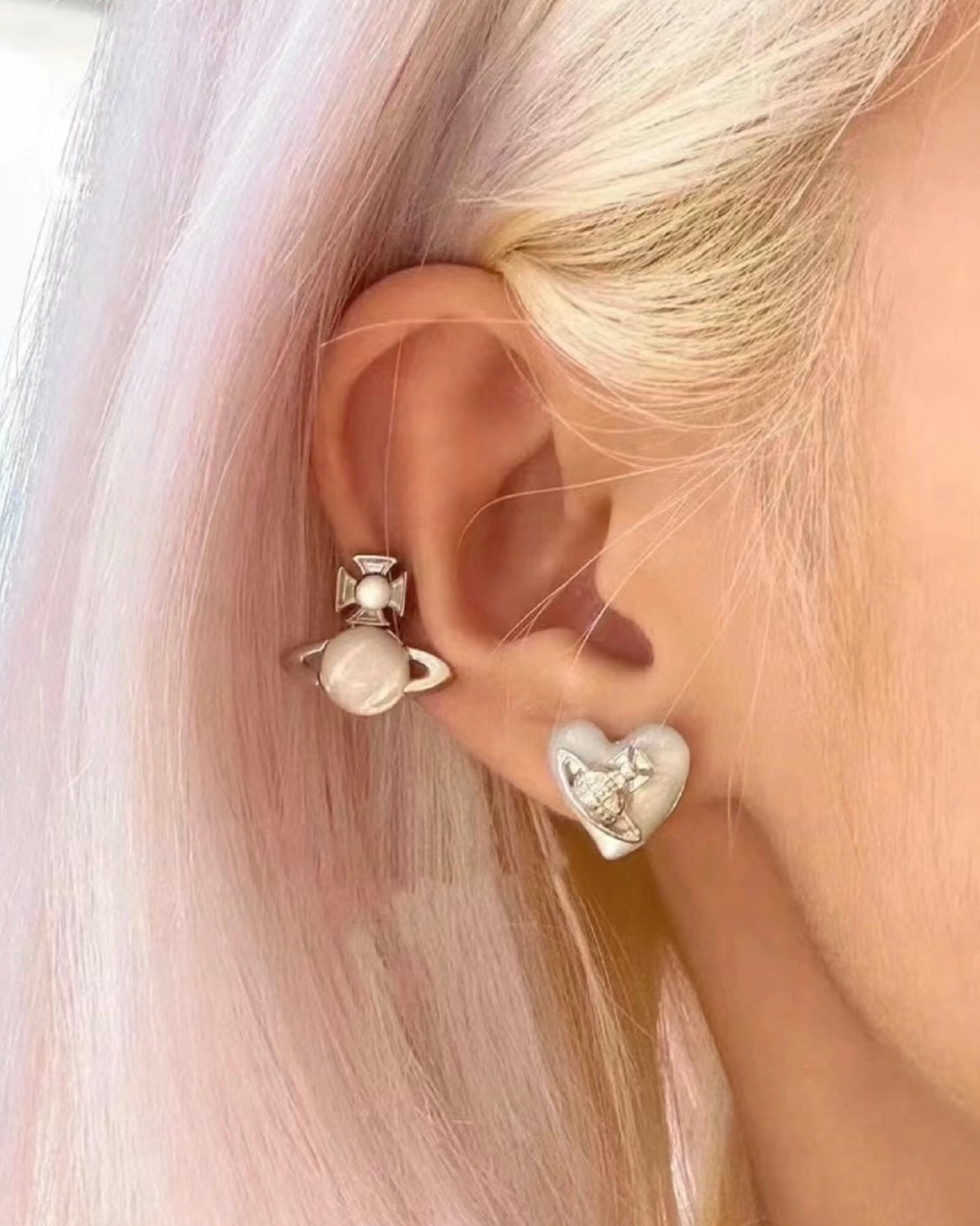 Vivienne Westwood Thomasina Earrings [絕美愛心星球 限時大折扣中!]