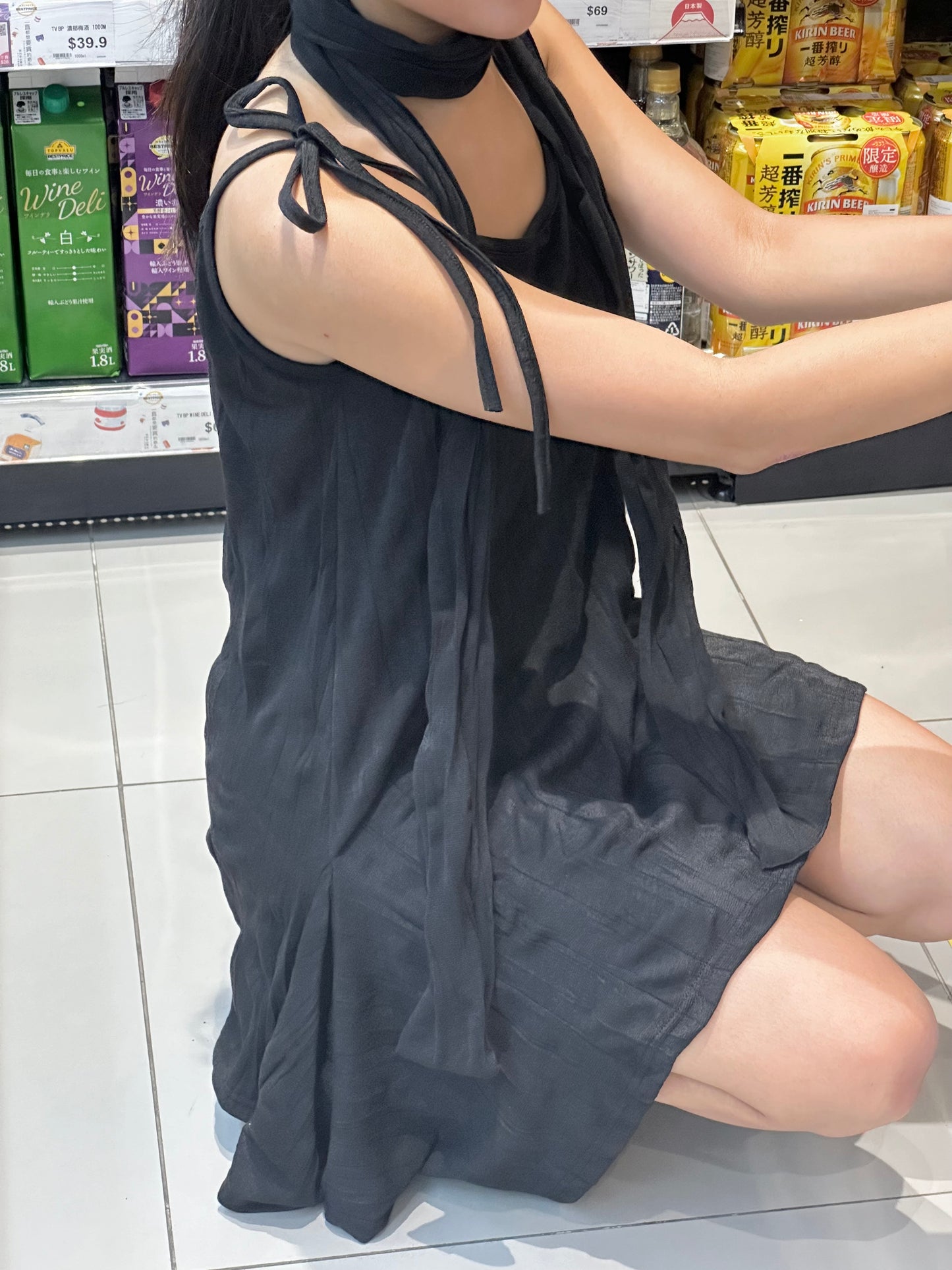 [KROP001] Wrinkled Sleeveless OPS［連頸帶 超推介!］