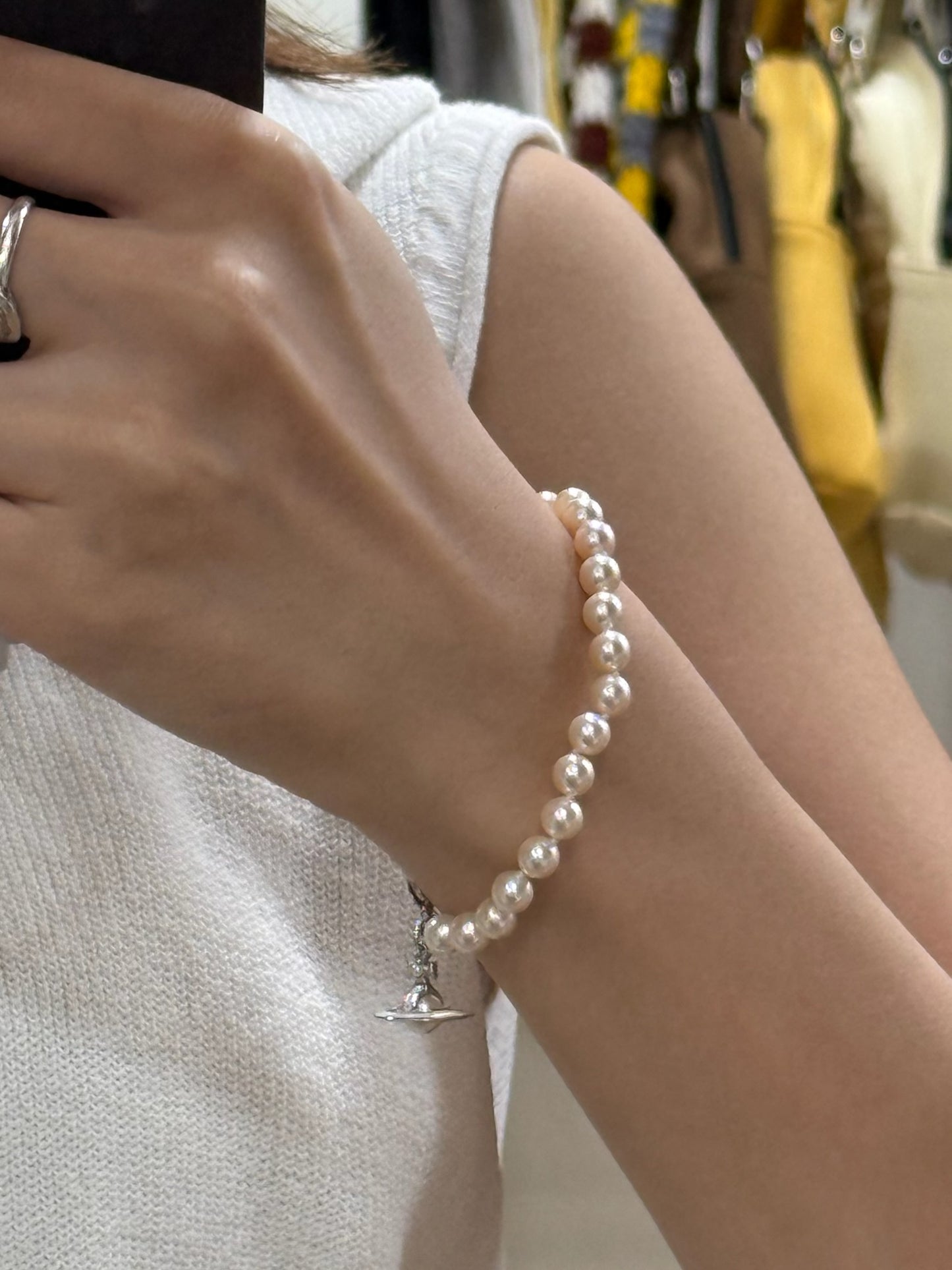 Vivienne Westwood Orb Pearl Bracelet [最新上架!]