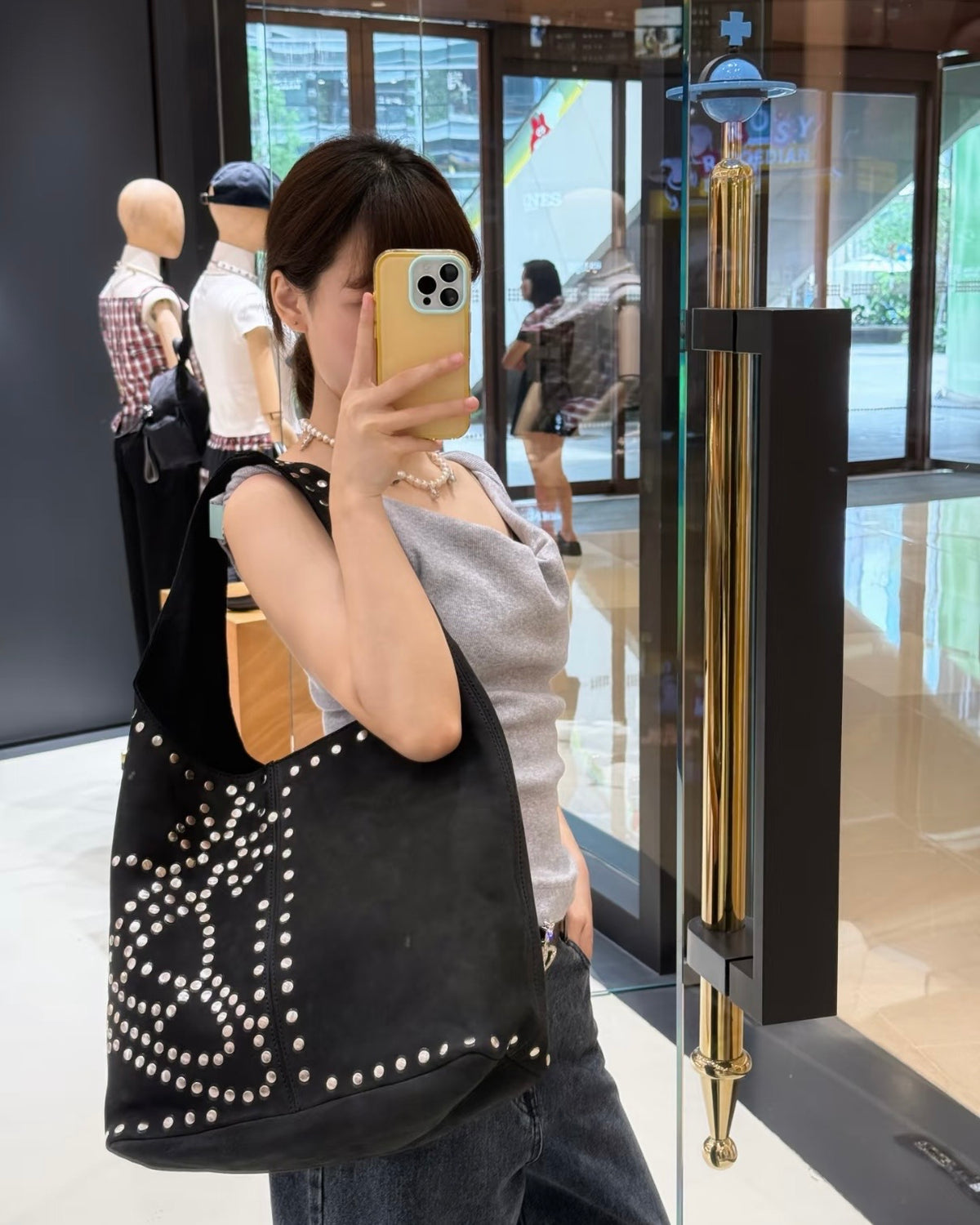 Vivienne Westwood Eleanore Tote Bag  [極限量手工制窩釘袋 斷貨半年微量現貨終於回歸]