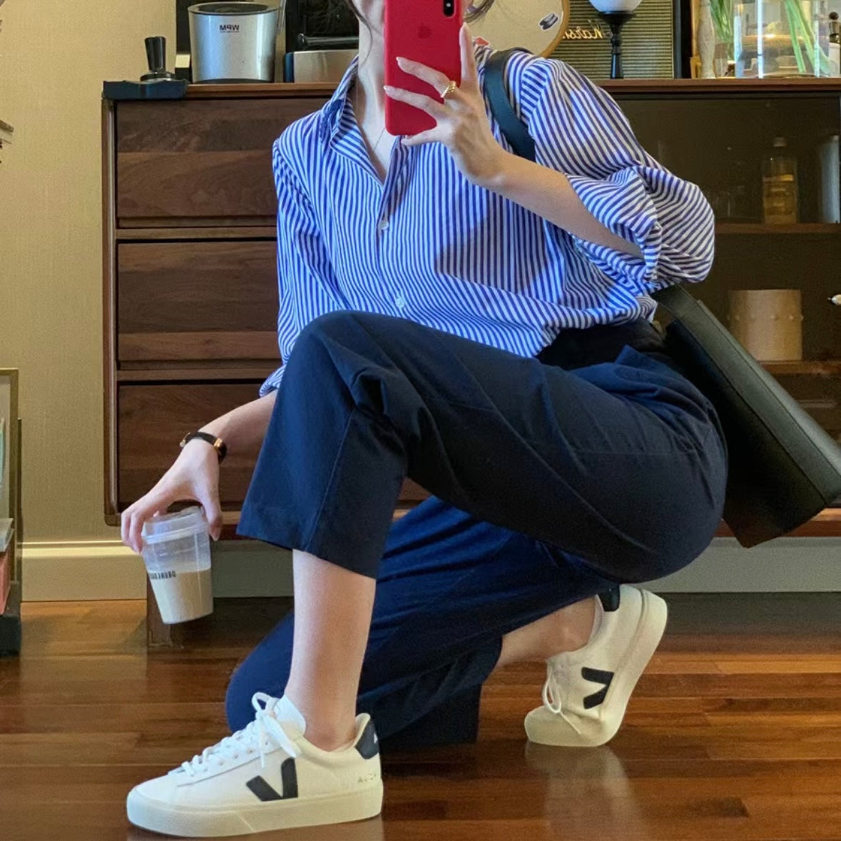 VEJA法國小白鞋 Campo 黑色