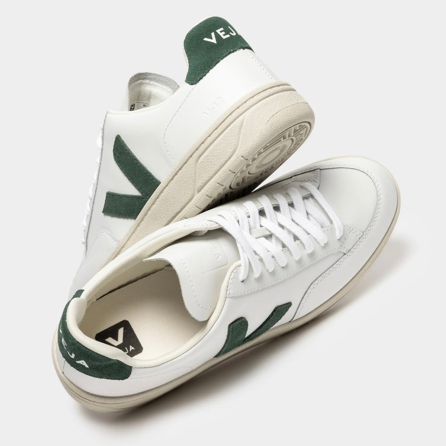 VEJA法國小白鞋 V12 墨綠 [美式復古風推介!]