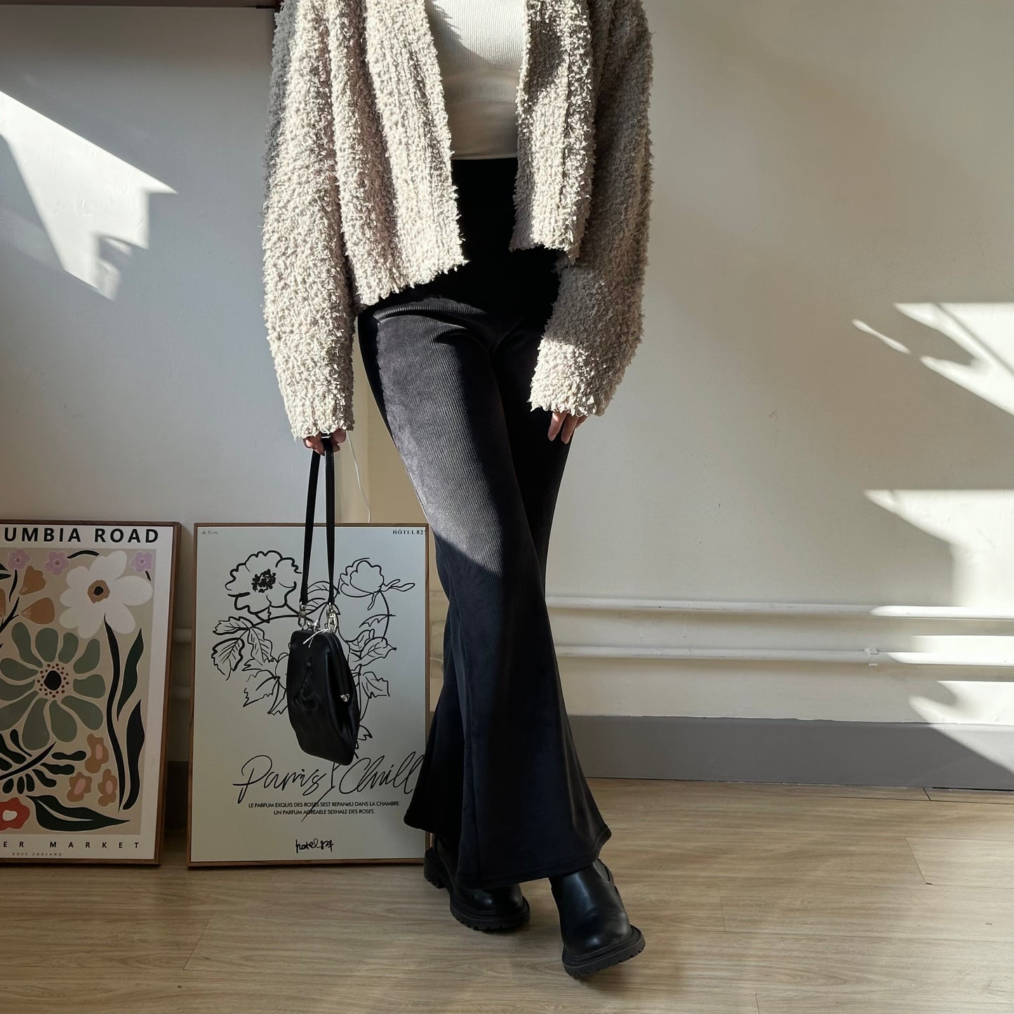 Corduroy Bell-Buttom Tight Pants  [門市搬遷清貨限時優惠$169!]