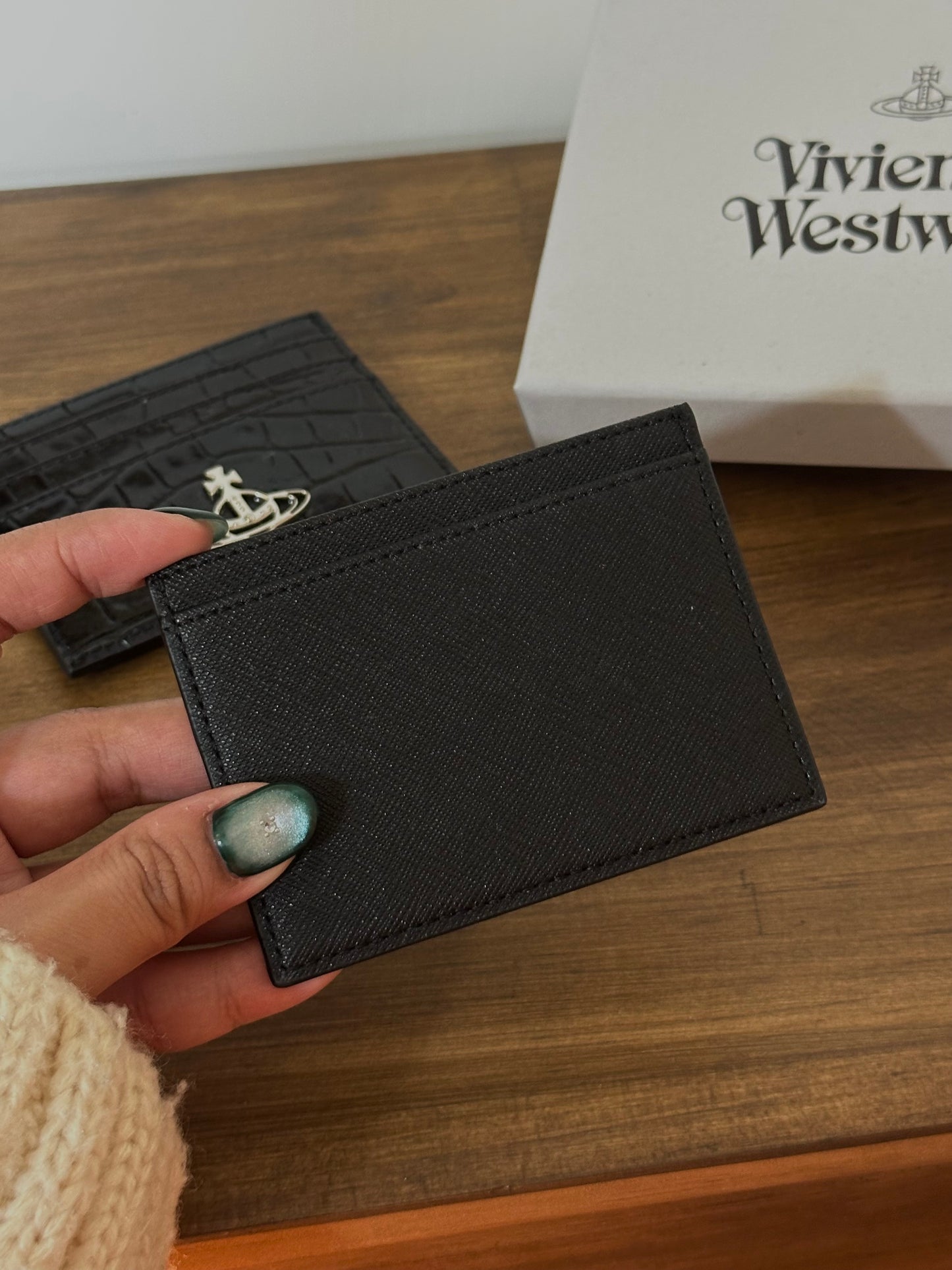 Vivienne Westwood Cardholder 復古金十字紋